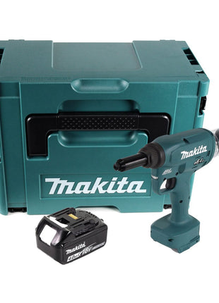 Makita DRV 250 M1J Akku Blindnietsetzgerät 18 V 20 kN Brushless + 1x Akku 4,0 Ah + Makpac - ohne Ladegerät