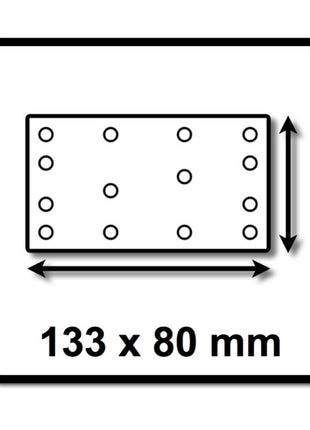 Festool STF 80x133 RU2/50 Schleifstreifen Rubin 2 P100 80 x 133 mm 50 Stk. ( 499049 ) für Rutscher RTS 400, RTSC 400, RS 400, RS 4, LS 130 - Toolbrothers