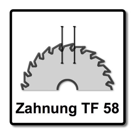 Zestaw specjalnych tarcz pilarskich Festool TF58 3x 190 x 2,6 mm 190 mm ( 3x 492051 ) 58 zębów