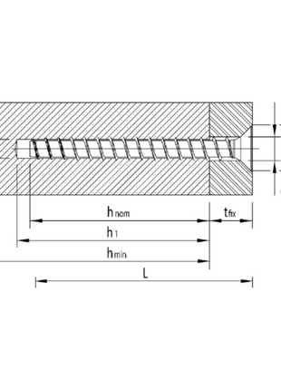 HECO MULTI MONTI plus F Schraubanker 6,0 x 80 mm 50 Stück ( 48501 ) Betonschraube, Senkkopf, T-Drive, verzinkt blau, A2K