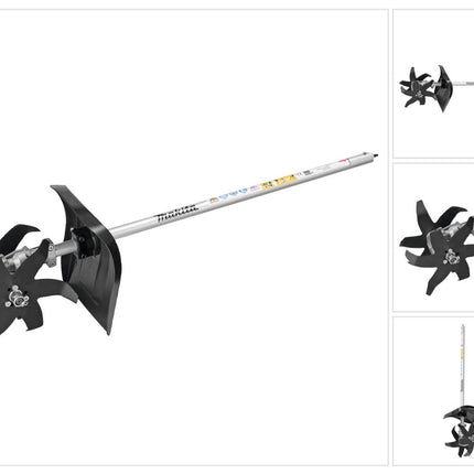 Makita KR400MP Przystawka do kultywatora o szerokości kultywacji 16 cm ( 195707-2 ) do DUX 60 / EX2650LHM