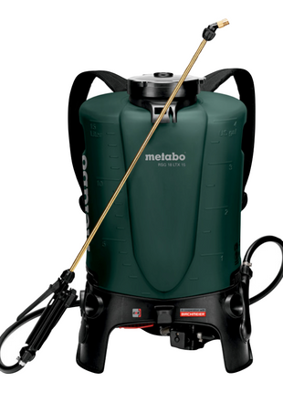 Metabo RSG 18 LTX 15 pulverizador de mochila a batería 18 V 15 L 3,0 bar + 2x baterías 5,5 Ah + cargador