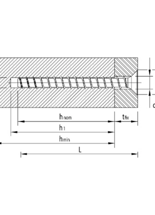 HECO MULTI MONTI plus F anclaje de tornillo 6,0 x 60 mm 400 piezas (4x 48497) tornillo para hormigón, cabeza avellanada, accionamiento en T, galvanizado azul, A2K