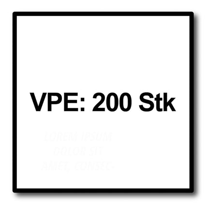 HECO MULTI MONTI plus MS Schraubanker 7,5 x 40 mm 200 Stück ( 2x 49854 ) Betonschraube flacher Rundkopf T-Drive verzinkt blau A2K