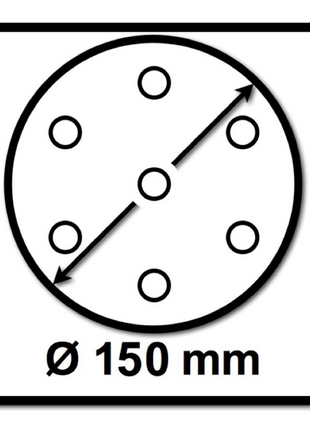 Mirka BASECUT Schleifscheiben 150 mm P400 100 Stk. ( 2261109941 ) Grip 15 Loch - Toolbrothers