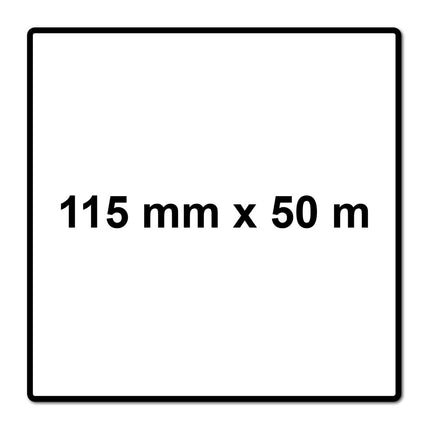 Mirka BASECUT Schleifpapier 115 mm x 50 m P120 Schleifrolle ( 2251100112N ) Universal Schleifpapier