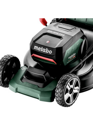 Metabo RM 36-18 LTX BL 46 Akku Rasenmäher 36 V ( 2x 18 V ) 46 cm Brushless + 2x Akku 8,0 Ah + Doppelladegerät - Toolbrothers