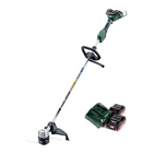 Desbrozadora de batería Metabo FSD 36-18 LTX BL 40 36 V (2x 18 V) mango redondo sin escobillas + 2x batería 4,0 Ah + cargador