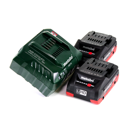Metabo FSD 36-18 LTX BL 40 Akumulatorowa wykaszarka szczotkowa 36 V ( 2x 18 V ) okrągły uchwyt bezszczotkowy + 2x akumulator 4,0 Ah + ładowarka