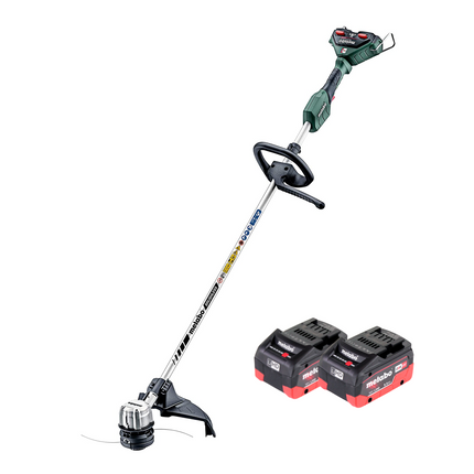 Metabo FSD 36-18 LTX BL 40 akumulatorowa wykaszarka szczotkowa 36 V ( 2x 18 V ) okrągły uchwyt bezszczotkowy + 2x akumulator 5,5 Ah - bez ładowarki