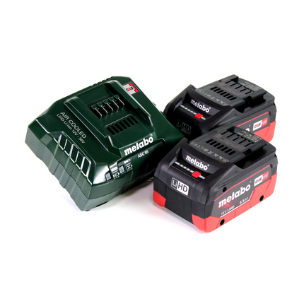 Metabo FSD 36-18 LTX BL 40 akumulatorowa wykaszarka szczotkowa 36 V ( 2x 18 V ) okrągły uchwyt bezszczotkowy + 2x akumulator 5,5 Ah + ładowarka