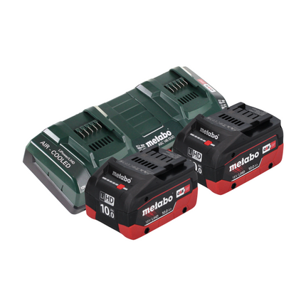 Metabo FSD 36-18 LTX BL 40 Akumulatorowa wykaszarka szczotkowa 36 V ( 2x 18 V ) bezszczotkowa z okrągłym uchwytem + 2x akumulator 10,0 Ah + podwójna ładowarka