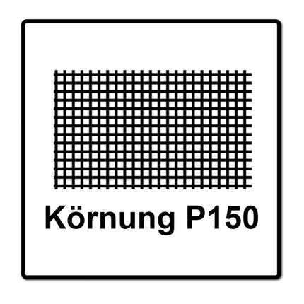 Mirka BASECUT Schleifpapier 115 mm x 50 m P150 4x Schleifrolle ( 4x 2251100115N ) Universal Schleifpapier