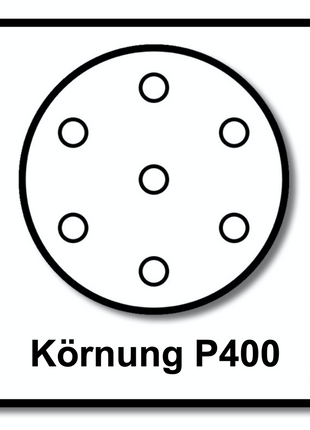 Mirka BASECUT Schleifscheiben 150 mm P400 400 Stk. ( 4x 2261109941 ) Grip 15 Loch - Toolbrothers