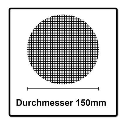 Mirka BASECUT Schleifscheiben 150 mm P60 200 Stk. ( 4x 2261105060 ) Grip 15 Loch