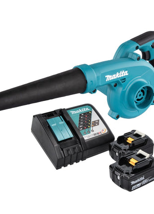 Makita DUB 185 RM souffleur de feuilles sans fil 18 V + 2x batterie 4,0 Ah + chargeur