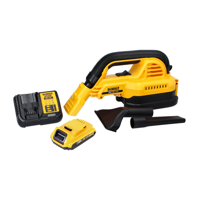 DeWalt DCV 517 D1 Akumulatorowy odkurzacz ręczny 18 V 1,9 L + 1x akumulator 2,0 Ah + ładowarka