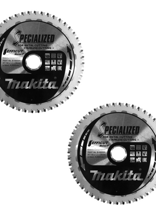 Makita MCCS15048E SPECIALIZED EFFICUT Sägeblatt 150 x 20 x 1,1 mm 2 Stk. ( 2x B-69331 ) 48 Zähne für Metall