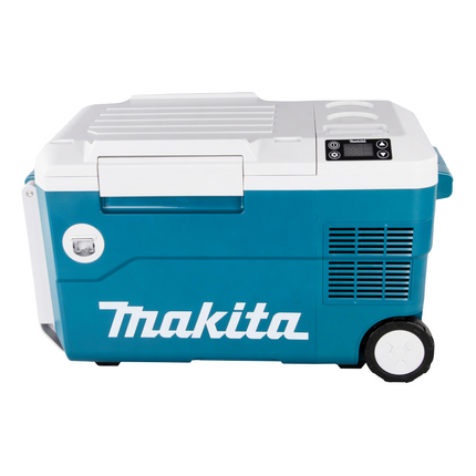 Makita DCW 180 PM Akku Kühl und Wärme Box 36 V ( 2x 18 V ) 20 L + 2x Akku 4,0 Ah + Doppelladegerät