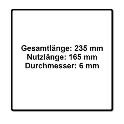 Festool Schlangenbohrer SB CE D6 6 mm ( 205903 ) für Schlagbohrschrauber und Bohrschrauber - Toolbrothers
