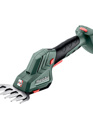 Cisaille à gazon et arbustes sans fil Metabo SGS 18 LTX Q 18 V + 1x batterie 4,0 Ah + chargeur + métaBOX