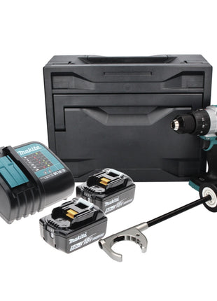 Makita DDF 481 STX Akku Bohrschrauber 18 V 115 Nm Brushless + 2x Akku 5,0 Ah + Ladegerät + Makbox