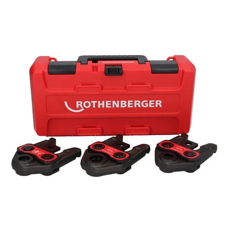 Rothenberger Juego de alicates de prensar con mordazas estándar TH16-20-26 (015063X) para ROMAX 4000 / Battery Press ACC, etc.