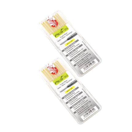 Pica DRY Ersatz Minen Wasserlöslich Gelb 20 Stk. ( 2x 4032 )