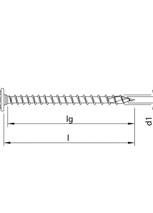 HECO TOPIX plus Profi Holzbauschraube 6,0 x 60 mm 400 Stück ( 4x 61063 ) Vollgewinde Holzschraube, Tellerkopf, T-Drive, verzinkt blau, A3K