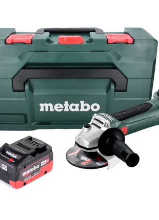 Metabo W 18 LTX 125 Akku Winkelschleifer 18 V 125 mm + 1x Akku 5,5 Ah + metaBOX - ohne Ladegerät