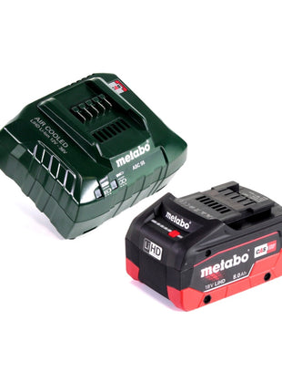 Metabo W 18 LTX 125 Akku Winkelschleifer 18 V 125 mm + 1x Akku 8,0 Ah + Ladegerät + metaBOX