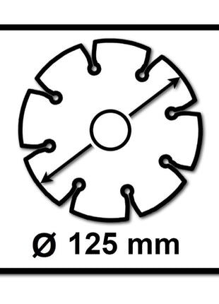 WellCut Diamond Blade Diamant Trennscheibe 125 x 22,23 mm 1 Stk. ( WC-SD12522 ) - Toolbrothers