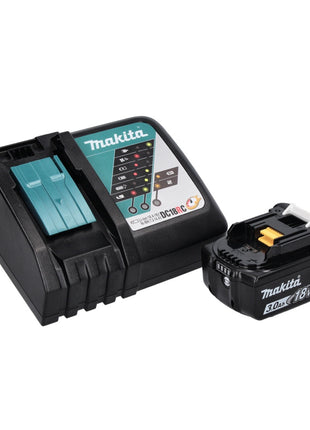 Makita DDF 485 RF1 Perceuse visseuse sans fil 50 Nm, 18V, sans balais + 1x Batterie 3,0 Ah + Chargeur + Set de forets à embouts 40 pièces