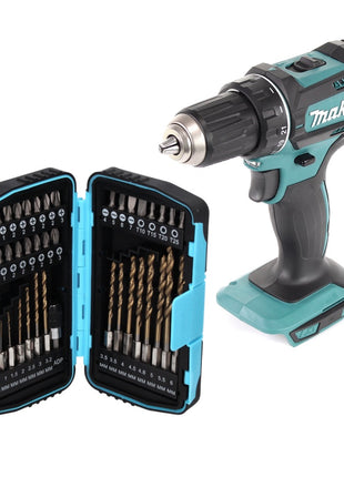 Makita DDF 482 Z Perceuse-visseuse sans fil 62Nm 18V  + Set de forets à embouts -  40 pièces - sans batterie, sans chargeur