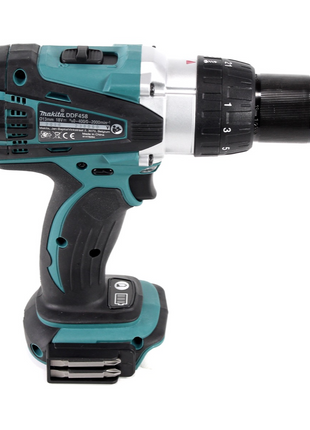 Makita DDF 458 Z Akku Bohrschrauber 18 V 91 Nm + 26 tlg. Bit Set - ohne Akku, ohne Ladegerät