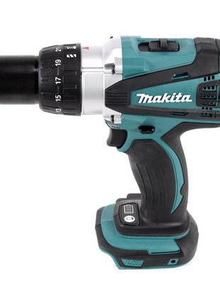 Makita DDF 458 RF1 taladro atornillador inalámbrico 18 V 91 Nm + 1x batería 3,0 Ah + cargador + juego de puntas 100 piezas