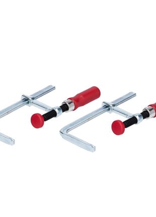 Bessey GTR 12 Set 2x Ganzstahl Tischzwinge mit Hebelgriff Zwinge 120 / 60 mm