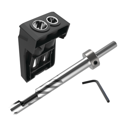 Przyrząd do wiercenia otworów pod kołki KREG Pocket Hole Jig 720 ( KPHJ720 ) + przyrząd do wiercenia otworów pod kołki + wiertło stopniowe + bit + wkręty