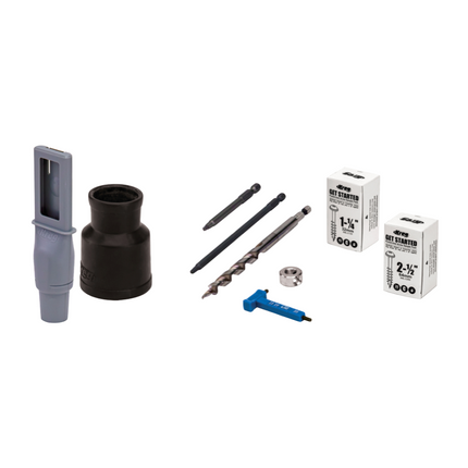 Przyrząd do wiercenia otworów pod kołki KREG Pocket Hole Jig 720 ( KPHJ720 ) + przyrząd do wiercenia otworów pod kołki + wiertło stopniowe + bit + wkręty