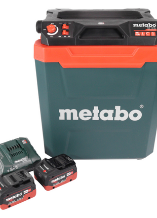 Metabo KB 18 BL Akku Kühlbox 18 V mit Warmhaltefunktion 28 l Brushless + 2x Akku 5,5 Ah + Ladegerät