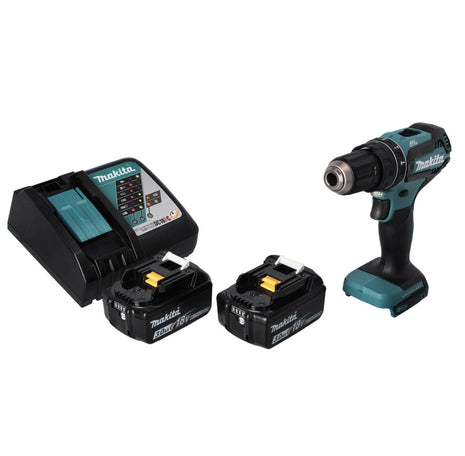 Makita DHP 485 RF Akku Schlagbohrschrauber 18 V 50 Nm Brushless + 2x Akku 3,0 Ah + Ladegerät