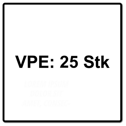 HECO MULTI MONTI plus SS Schraubanker 10,0 x 60 mm 25 Stück ( 48399 ) Betonschraube, Sechskantkopf, verzinkt blau, A2K
