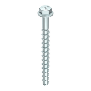 HECO MULTI MONTI plus SS Schraubanker 10,0 x 140 mm 25 Stück ( 48457 ) Betonschraube, Sechskantkopf, verzinkt blau, A2K
