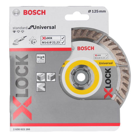 Bosch Expert X-LOCK Diamanttrennscheibe Standard for Universal 125 x 22,23 mm 1 Stk. ( 2608615166 ) - Toolbrothers