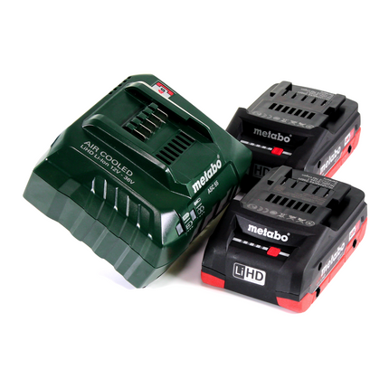 Metabo SB 18 LTX BL Q I Akumulatorowa wiertarko-wkrętarka udarowa 18 V 130 Nm bezszczotkowa + 2x akumulator 4,0 Ah + ładowarka + metaBOX