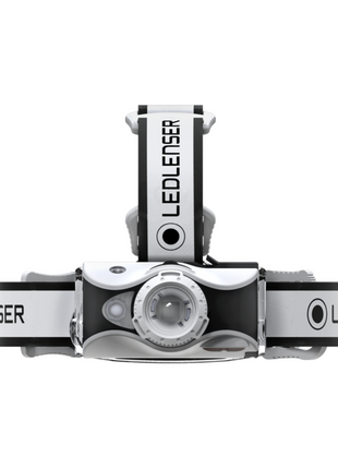 Ledlenser MH7 LED Câble de charge 600 lm IPX4 Blanc / Noir ( 500990 ) + 1x Batterie + Câble chargeur