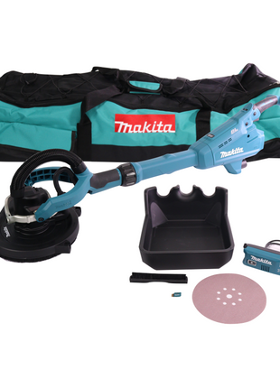 Makita DSL 800 ZX Ponceuse pour cloison sèche sans fil 225 mm 18 V sans balai + Sac + Accessoires - sans batterie, sans chargeur