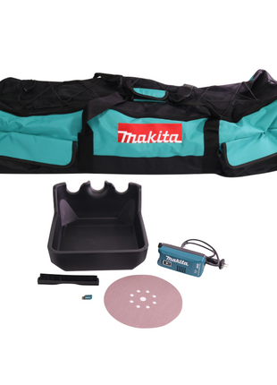 Makita DSL 800 ZX Ponceuse pour cloison sèche sans fil 225 mm 18 V sans balai + Sac + Accessoires - sans batterie, sans chargeur