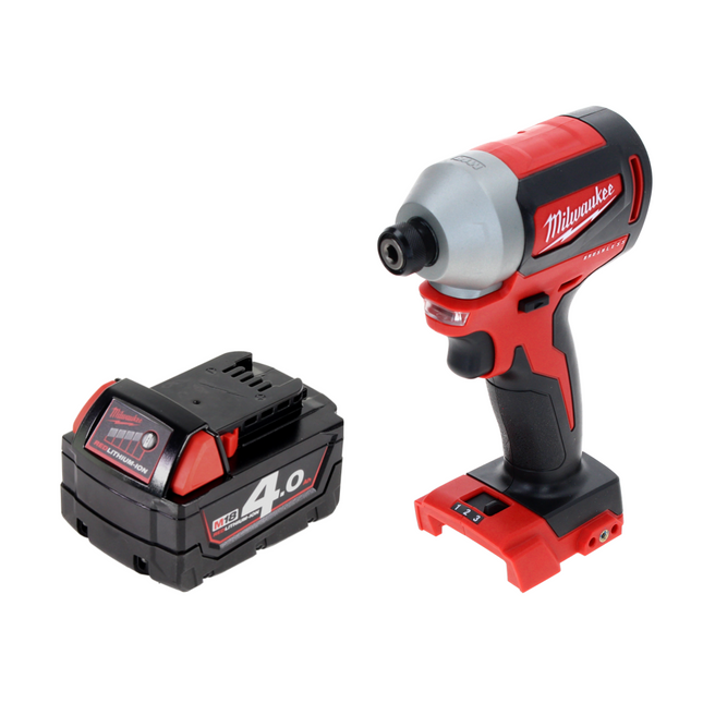Milwaukee M18 BLID2-401 akumulatorowy klucz udarowy 18 V 180 Nm 1/4" bezszczotkowy + 1x akumulator 4,0 Ah - bez ładowarki