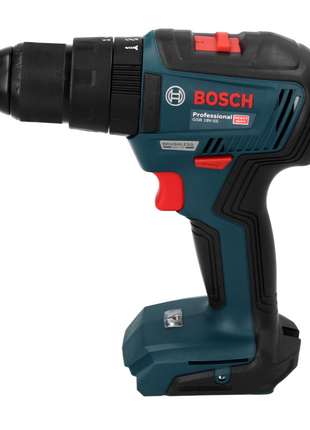 Bosch GSB 18V-55 Professional Akku Schlagbohrschrauber 18 V 55 Nm Brushless + 2x Akku 2,0 Ah + Ladegerät + L-Boxx ( 06019H5370 ) + Bosch 32 tlg. Bit Set in robuster Box grau ( 2607017319 )